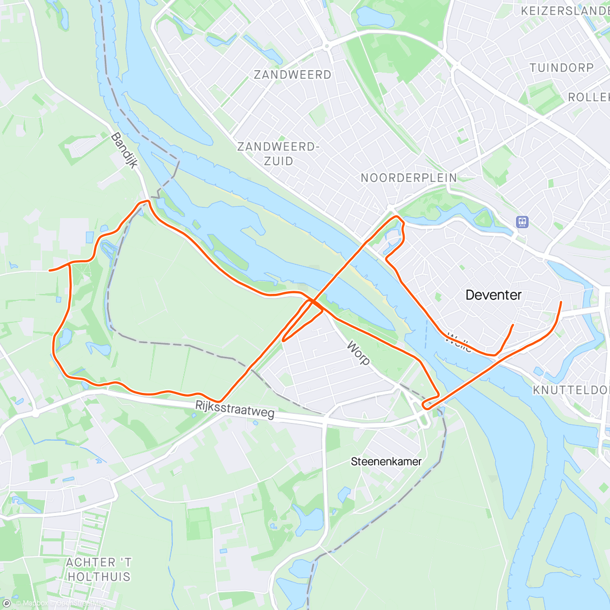 Mapa de la actividad (IJsselloop 2024 | Team Bloos Reclame)