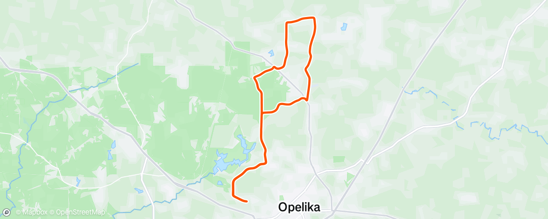 Map of the activity, Morning Gravel Ride