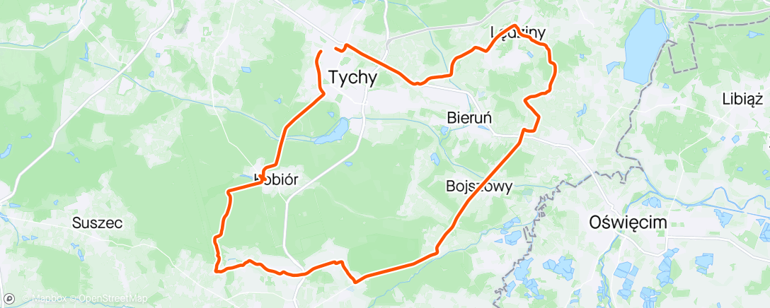 Map of the activity, Wiosenna senność 💤🤧😴
