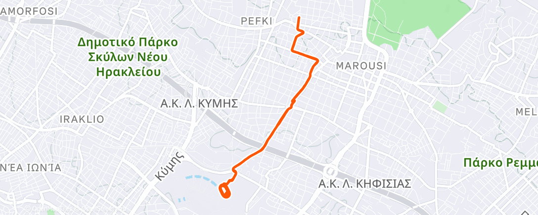 Карта физической активности (Morning Intervals)