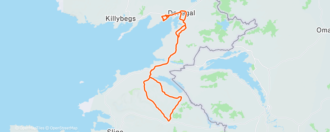 Map of the activity, Morning Ride