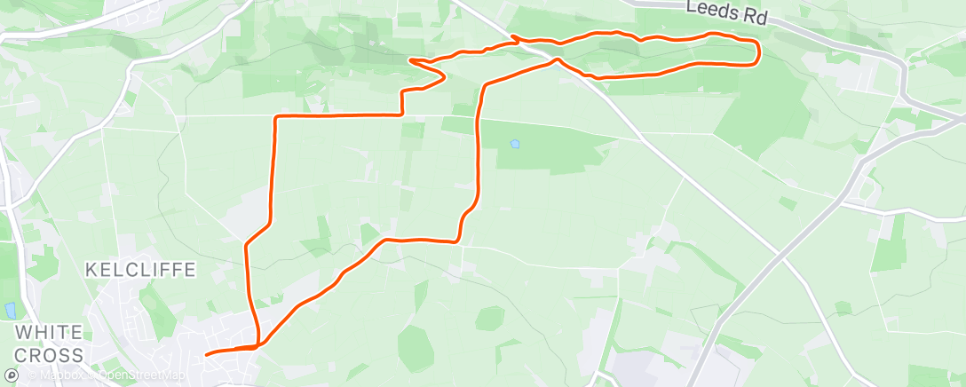 Map of the activity, Chevin chase