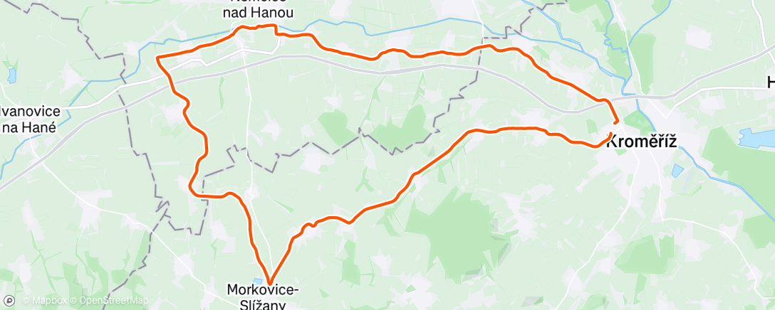 Map of the activity, Večerní směna 😀