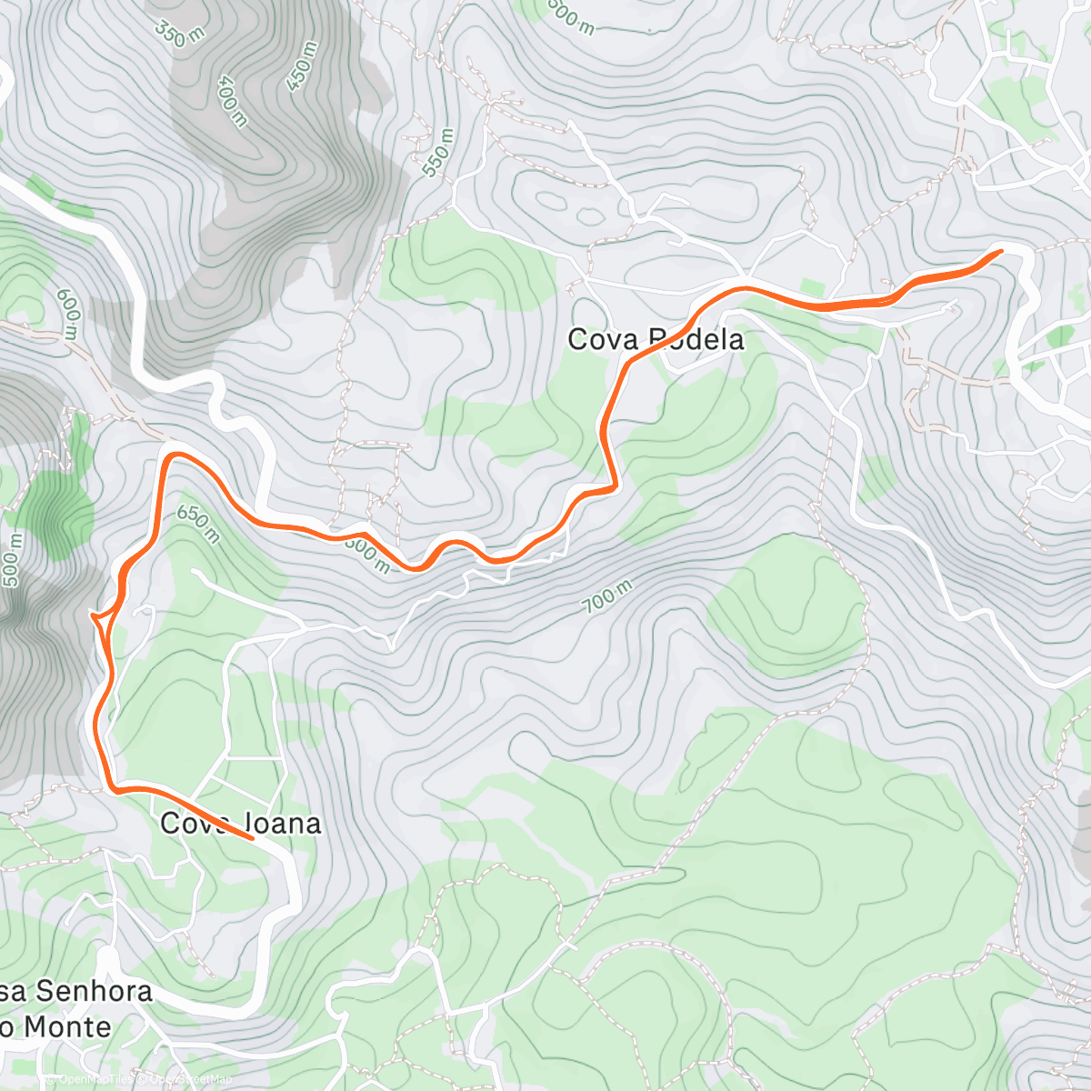 Map of the activity, find the most remote / wild place to run challenge: activated