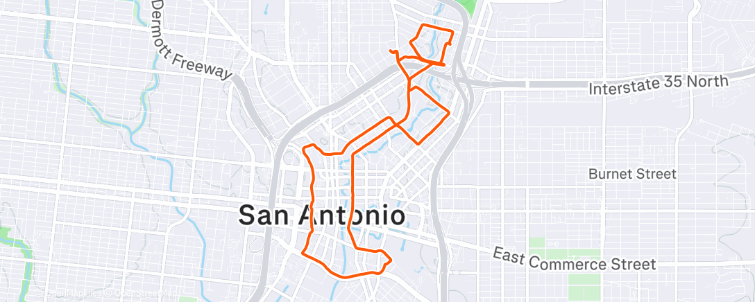 Map of the activity, Talking all things Spurs w/ Austen