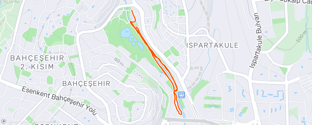 Map of the activity, Good morning 5k