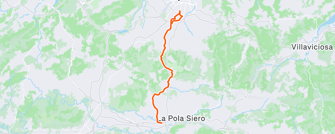 Карта физической активности (Bicicleta por la mañana)