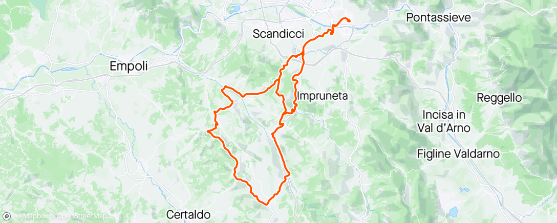 Map of the activity, Ventuno. Girosenzameta