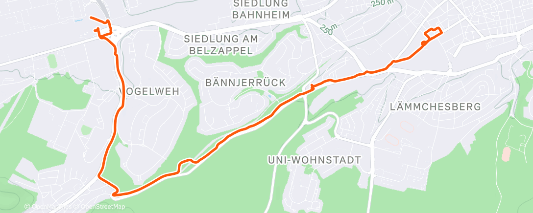 Карта физической активности (Afternoon Ride)