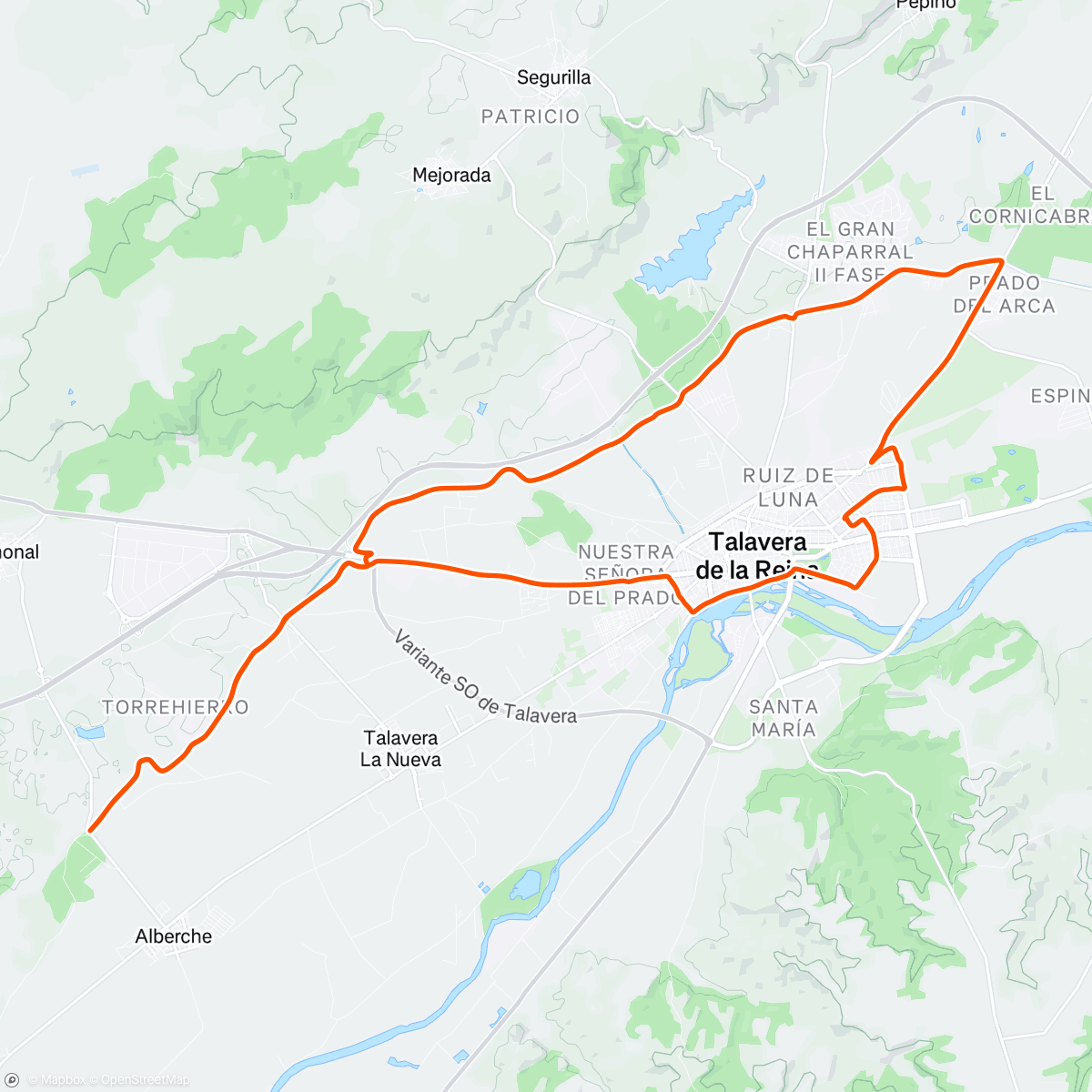 Map of the activity, Primera en 🚲 de 2026