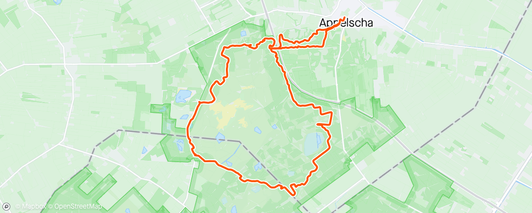 Map of the activity, Appelscha