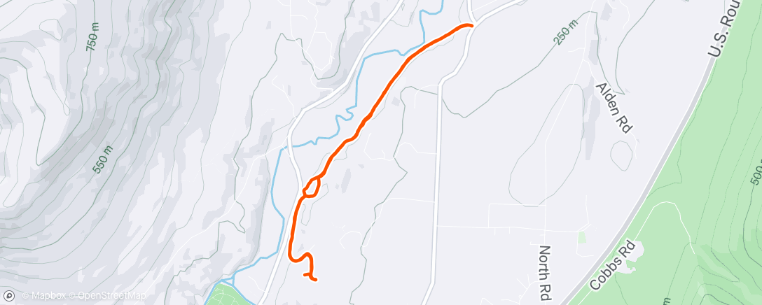 Map of the activity, Weekly 5 AM with Kate