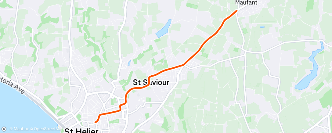 Map of the activity, Morning Ride