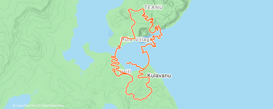 Карта физической активности (Zwift #16 - Tempo)