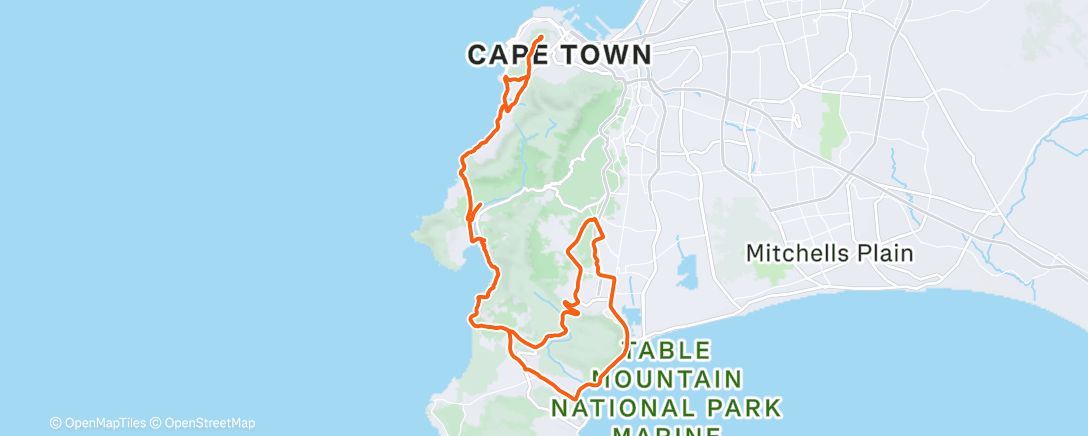 Map of the activity, Morning Ride