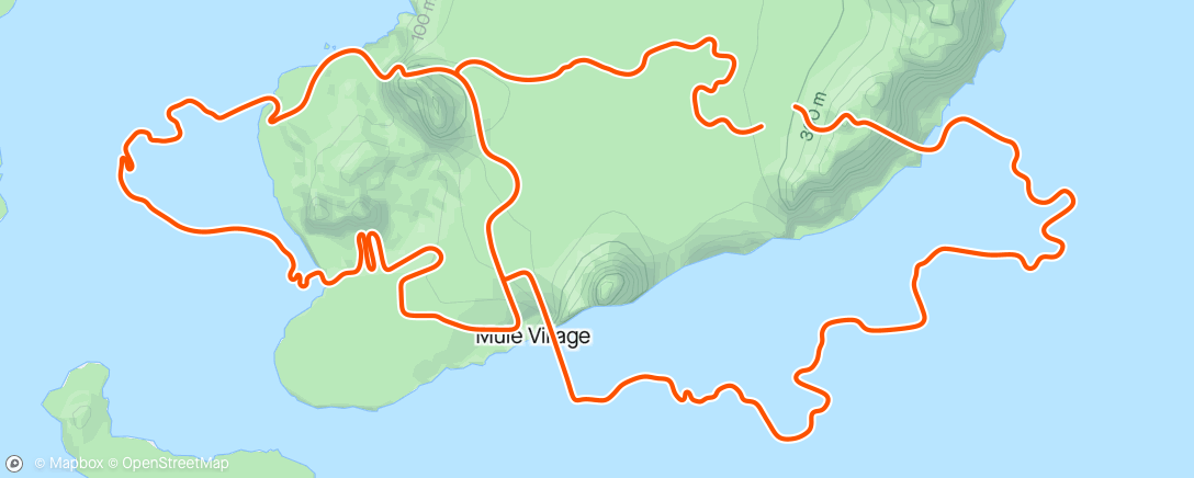 Map of the activity, Zwift - Big Flat 8 in Watopia