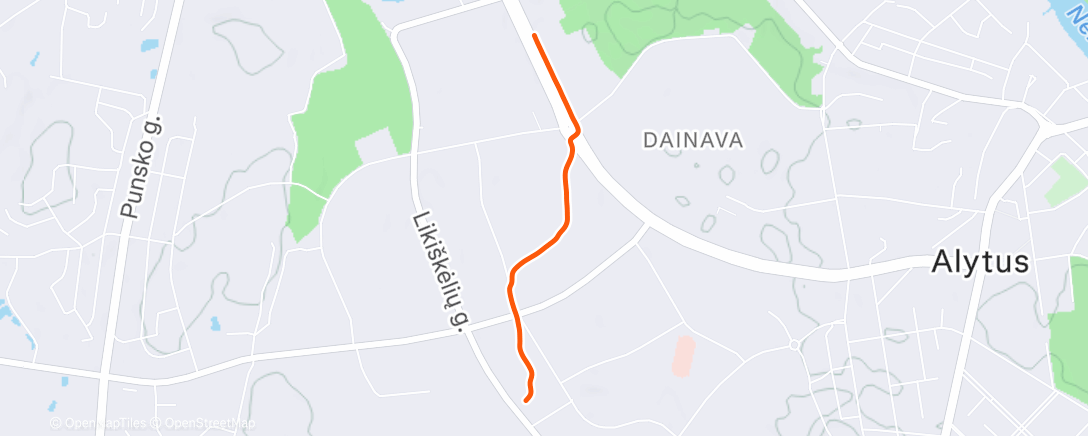 Карта физической активности (Lunch Walk)