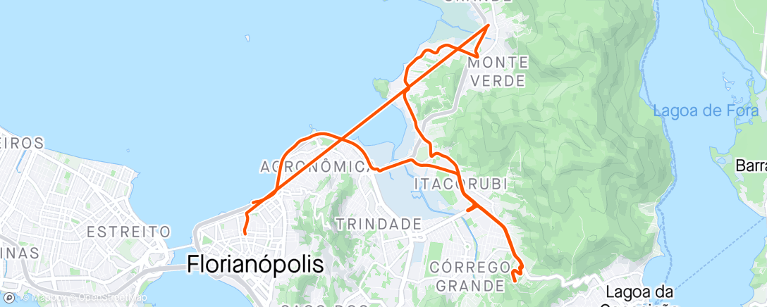 Map of the activity, 2024-04-04Ride