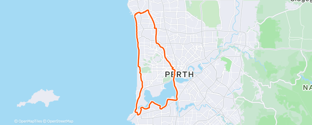 Carte de l'activité Cycling