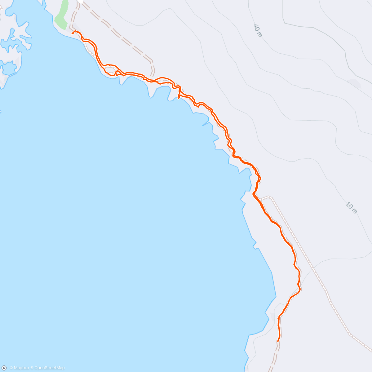 Map of the activity, Fam walk