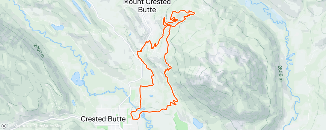 Map of the activity, Lunch Ride