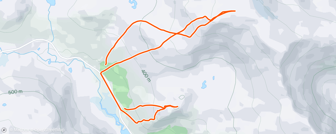 Mappa dell'attività Morning Backcountry Ski