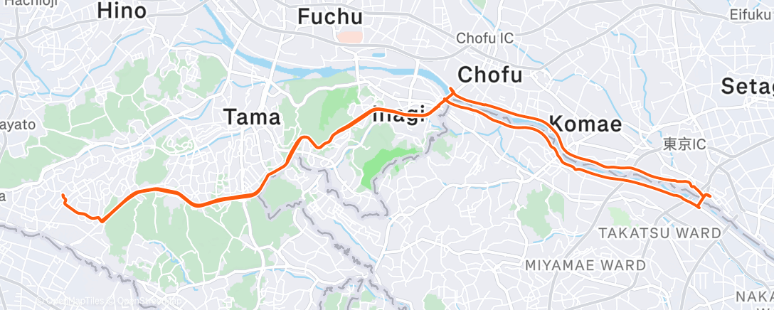 Map of the activity, シナボンライド