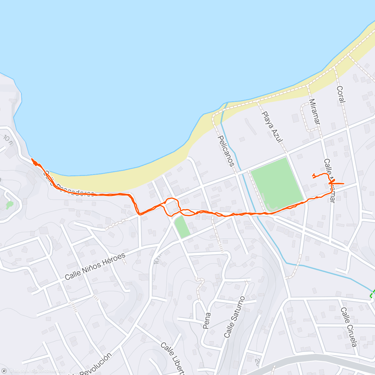 Kaart van de activiteit “Lunch Walk”