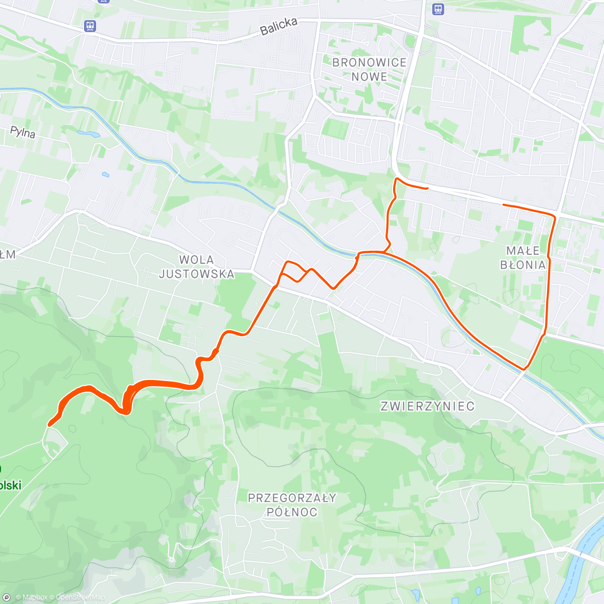Map of the activity, Ogłaszam koniec choróbska Ride