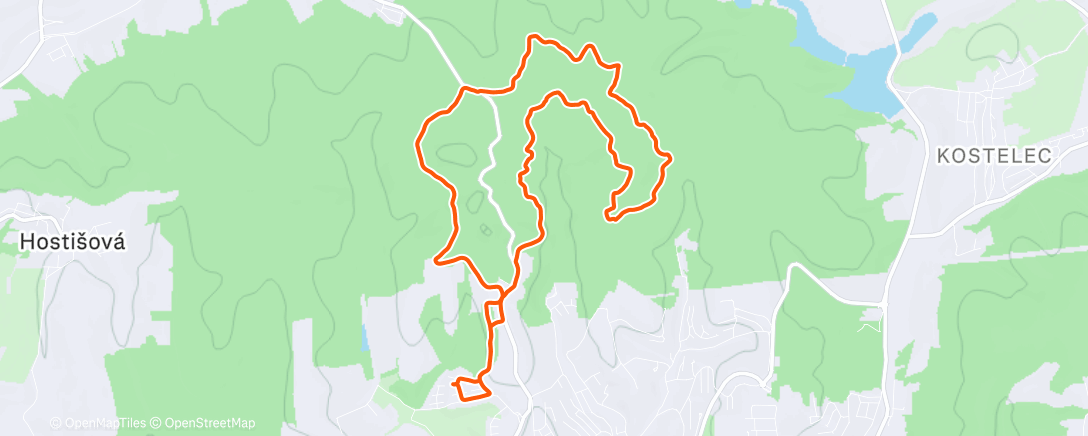 Map of the activity, Terén