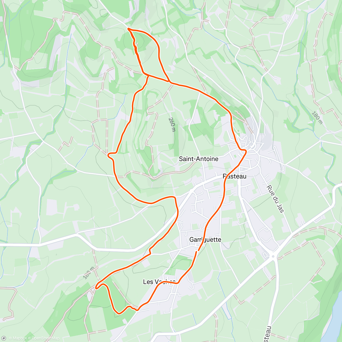 Map of the activity, Lactique