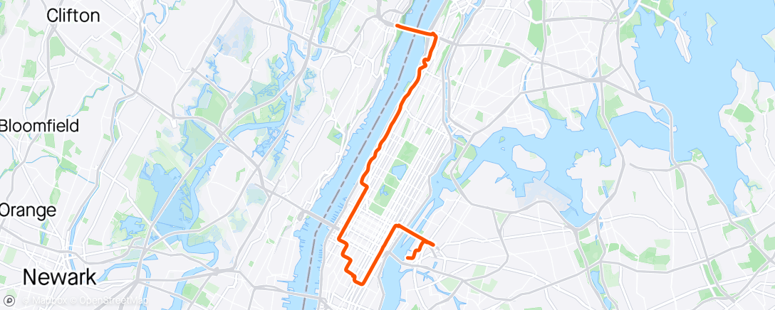 Map of the activity, Work Commute