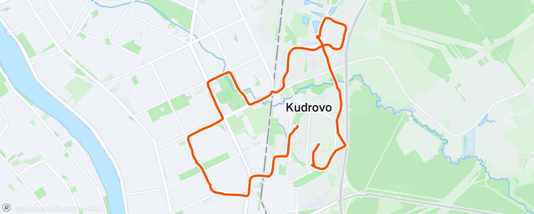 Map of the activity, Полуденный забег