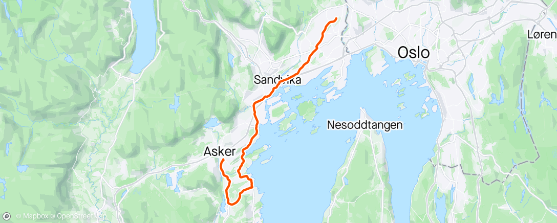Map of the activity, Med Nic og punktering ved Asker 🥲