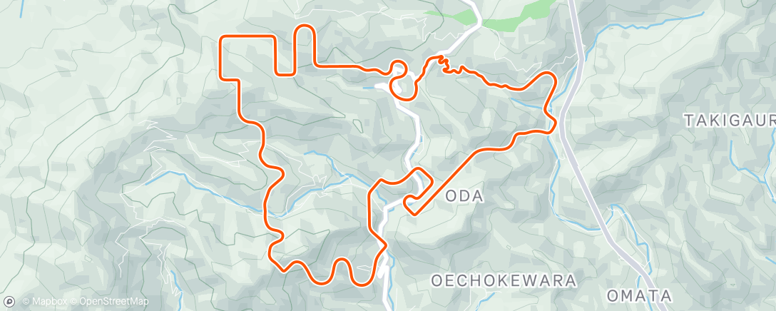 Map of the activity, MyWhoosh - Endurance with Short Sprints
