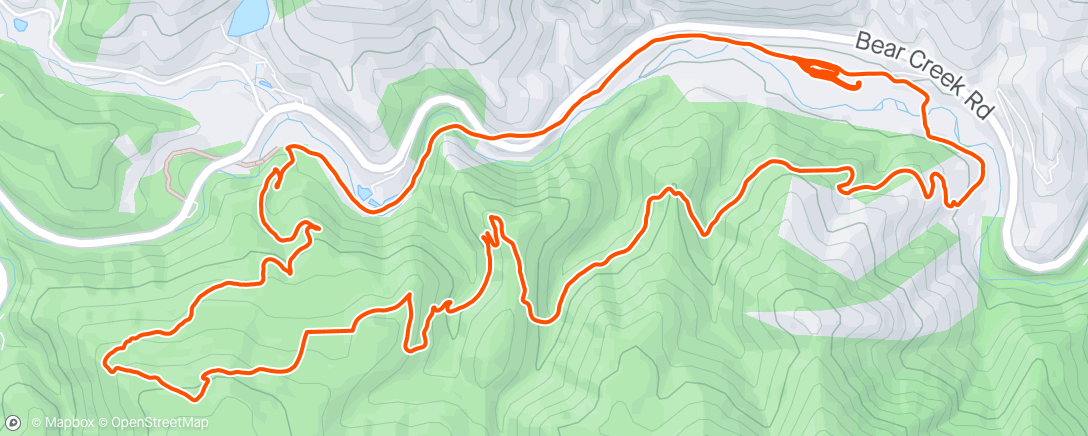 Map of the activity, Wanted more but out of shape…