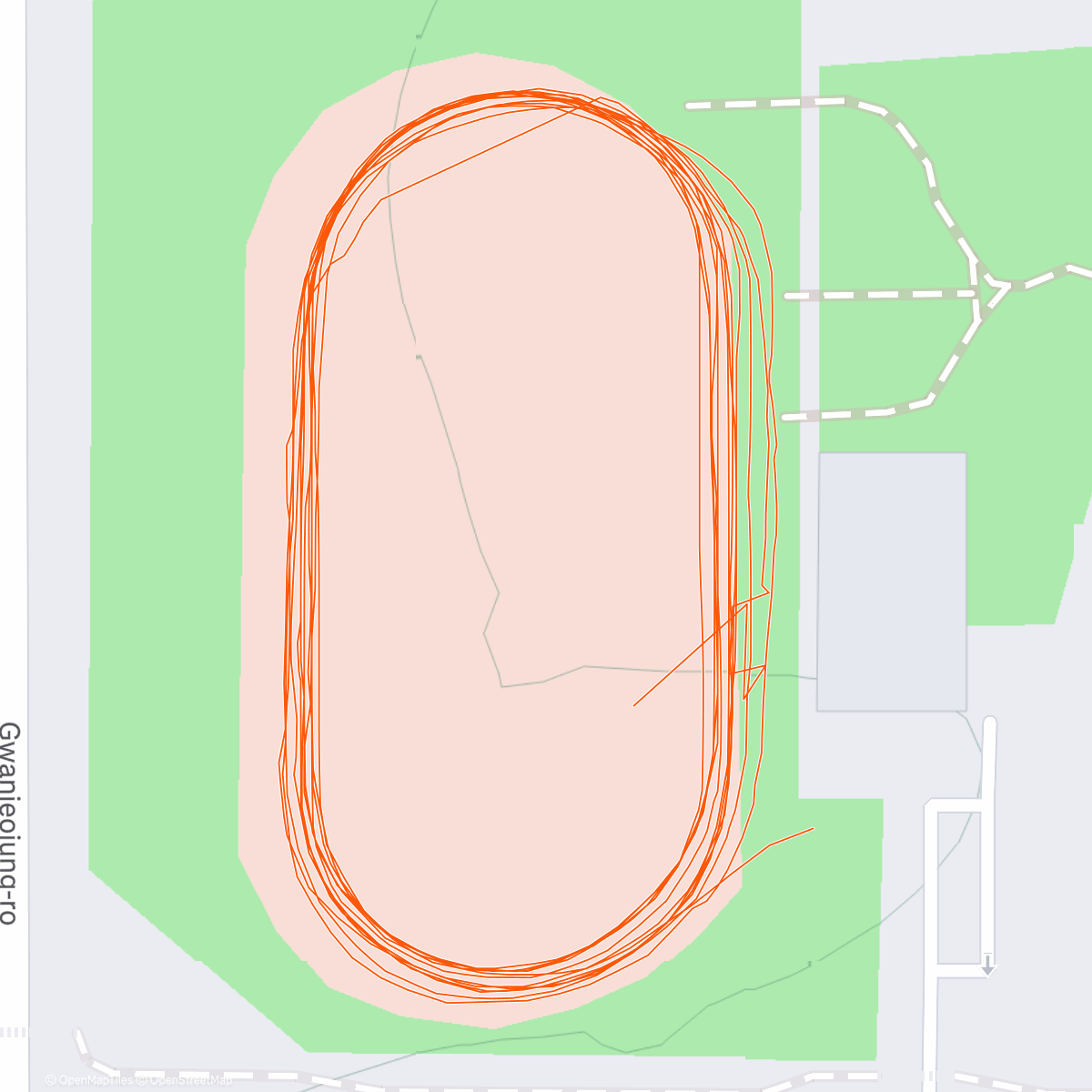 Map of the activity, 하원전 짧 런