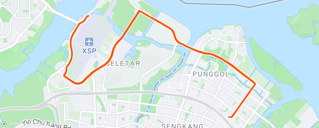 Map of the activity, Morning Ride