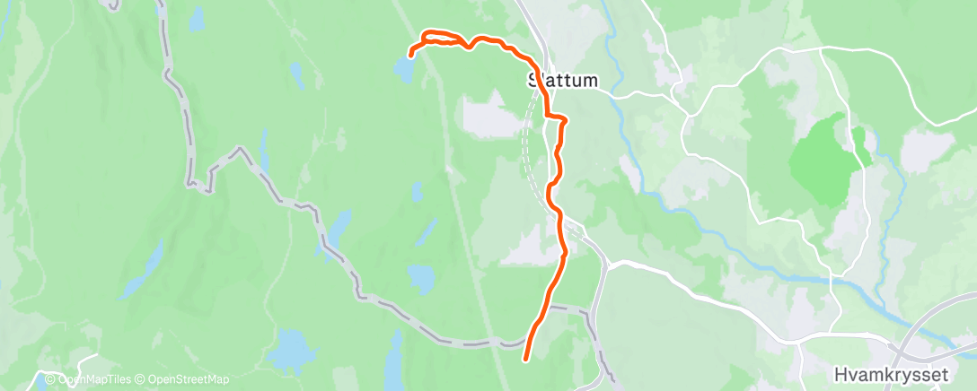 Map of the activity, Morning Walk