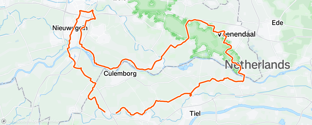 Карта физической активности (Morning Ride)