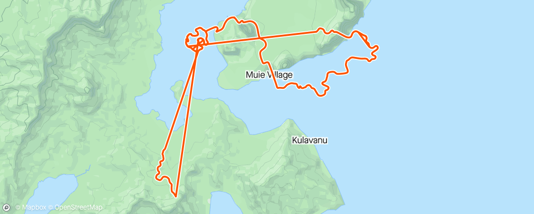 「Zwift - Group Ride: Cycle Nation Endurance Ride (C) on Volcano Circuit in Watopia」活動的地圖