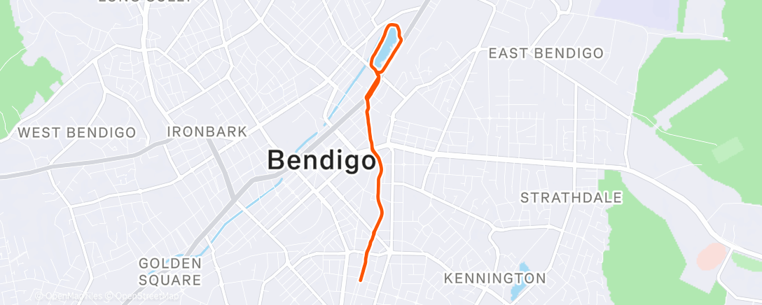 Mapa de la actividad (Lake)