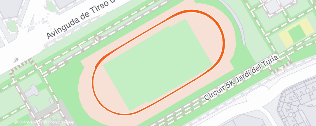 Карта физической активности (Afternoon Run)