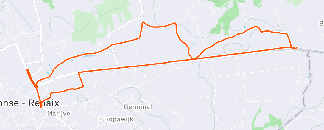 Map of the activity, Boodschappen doen