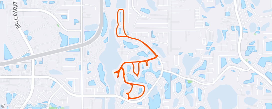 Map of the activity, Clean and Ride