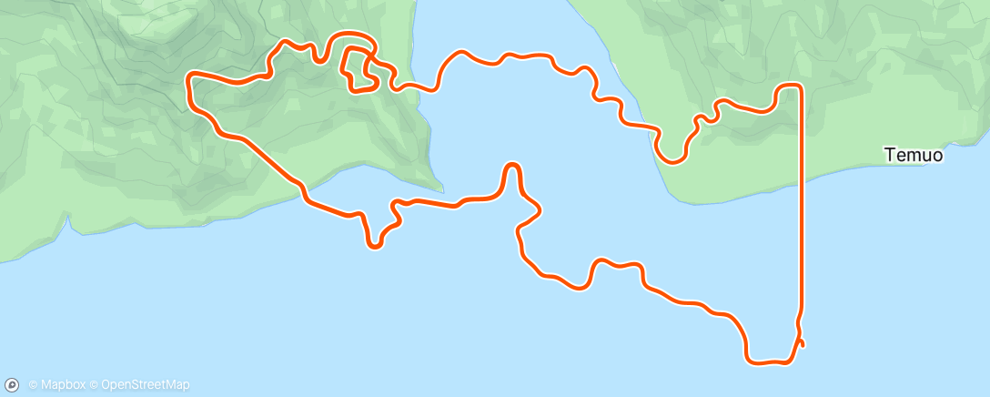 Map of the activity, Zwift - Race: Stage 5: Fresh Outta 24 - Coastal Crown Loop (C) on Coastal Crown Loop in Watopia