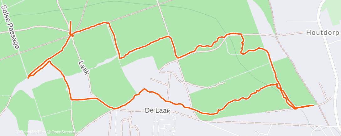 Map of the activity, Weekendje weg met Fen 🐺