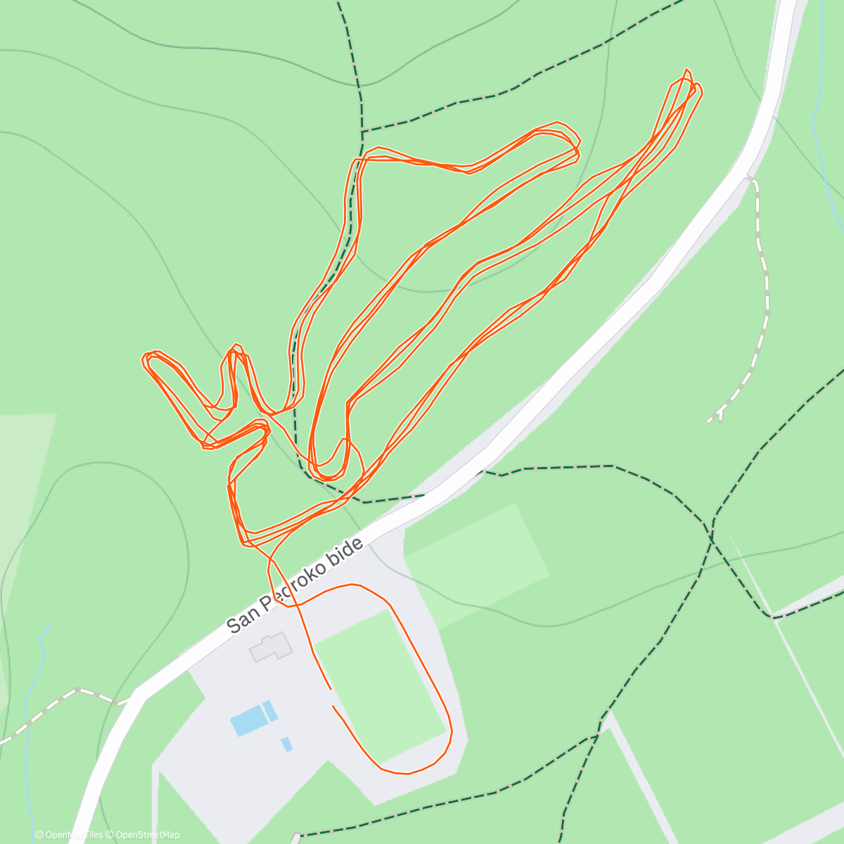 Map of the activity, Campeón Navarro de Cross 🏆 🥇 😀