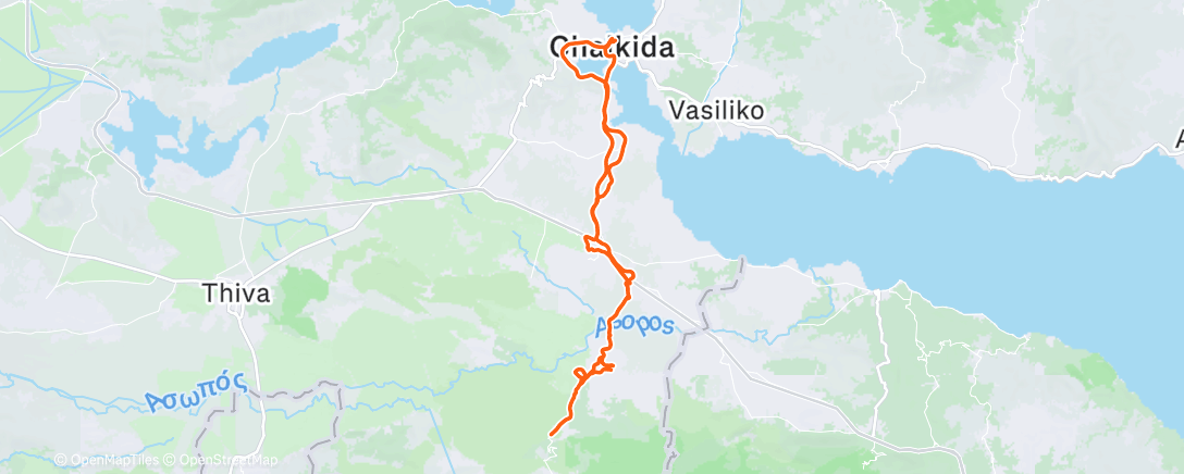 Map of the activity, Almost Skourta