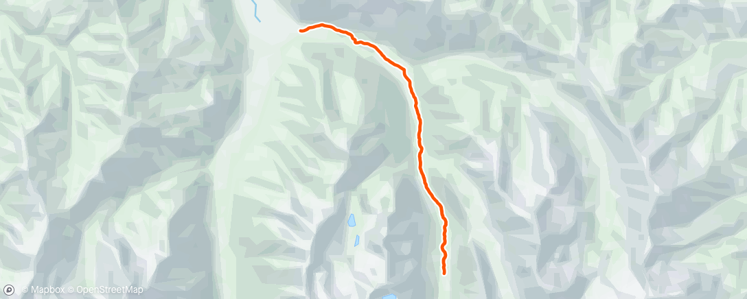 Map of the activity, Afternoon Hike